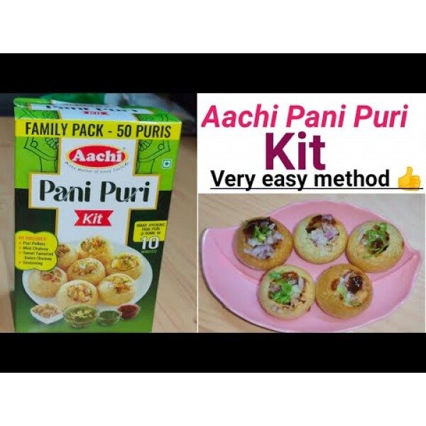 Aachi Pani puri kit  family pack 40puris