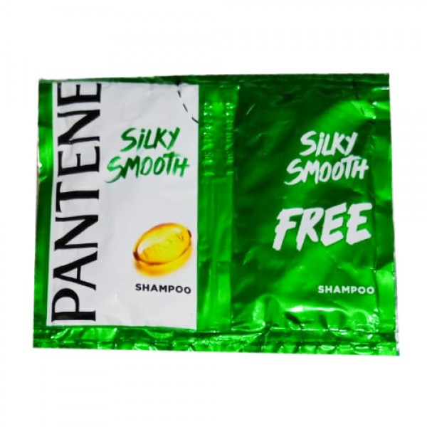 Pantene Silky Smooth Shampoo Sachet+Free Silky Smooth Shampoo  Pack Of 16 