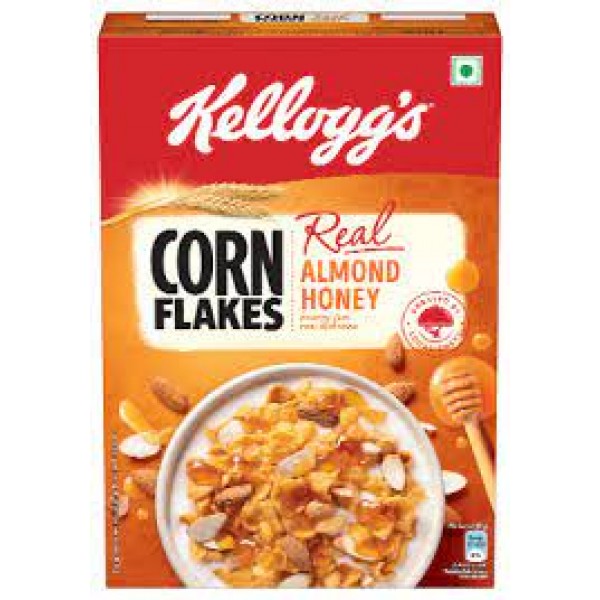 kelloggs corn flakes real almond honey 300g