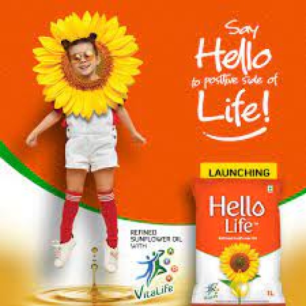 Hello Life Sunflower Oil 1L