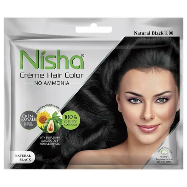 NISHA CREME HAIR COLOR NO AMMONIA 20ML