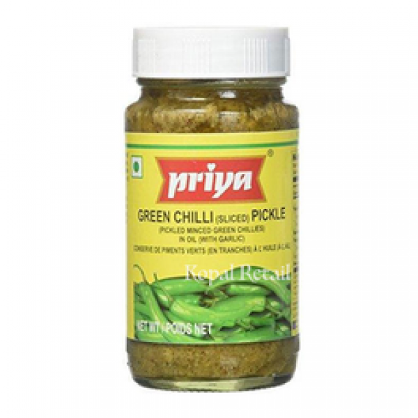 Priya Green Chilli Pickle- 300g