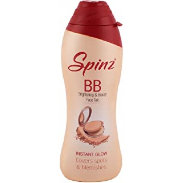 Spinz BB Talc, instant glow cover spots & blemishes 80g