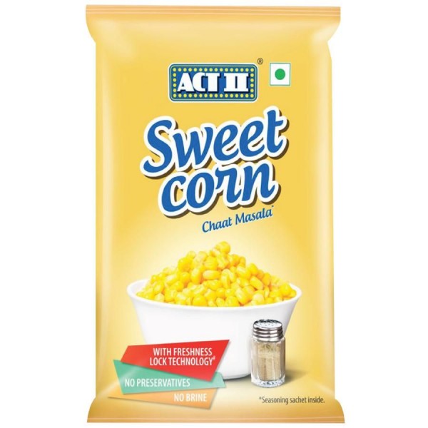 ACT II Sweet Corn chaat masala  Popcorn 