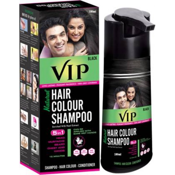 VIP Hair Color Shampoo {black}