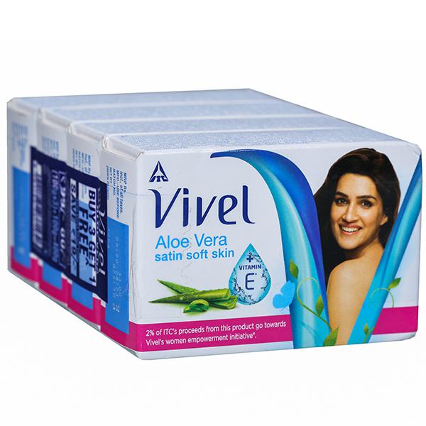 Vivel Aloe Vera Satin Soft Skin Soap 100 g