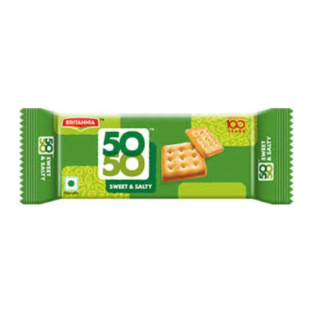Britannia 50-50 Biscuits - Pack of 12