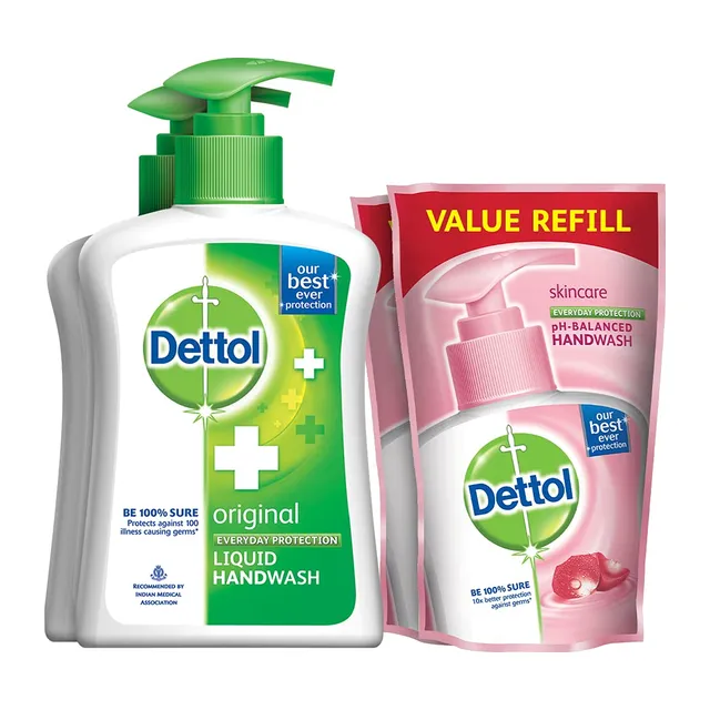 Dettol Handwash 200ml Free Dettol 175ml Handwash