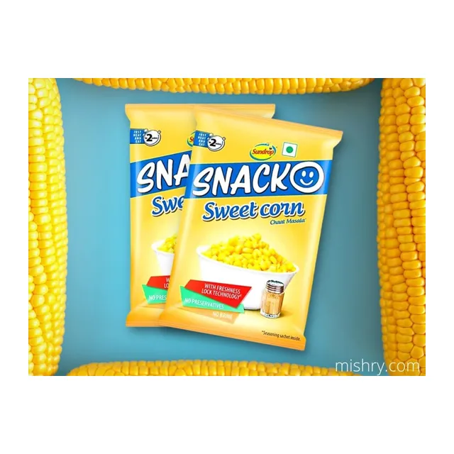 Sundrop Snacko Instant Sweet Corn - Chaat Masala Flavour 121.5g