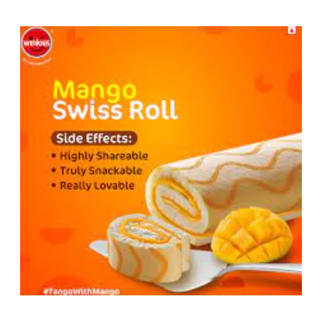 Winkies Mango Swiss Roll -100g