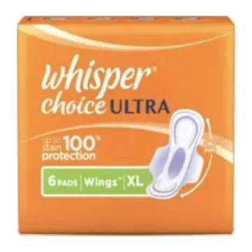 Whisper Choice Ultra Sanitary Pads (6 Pads)